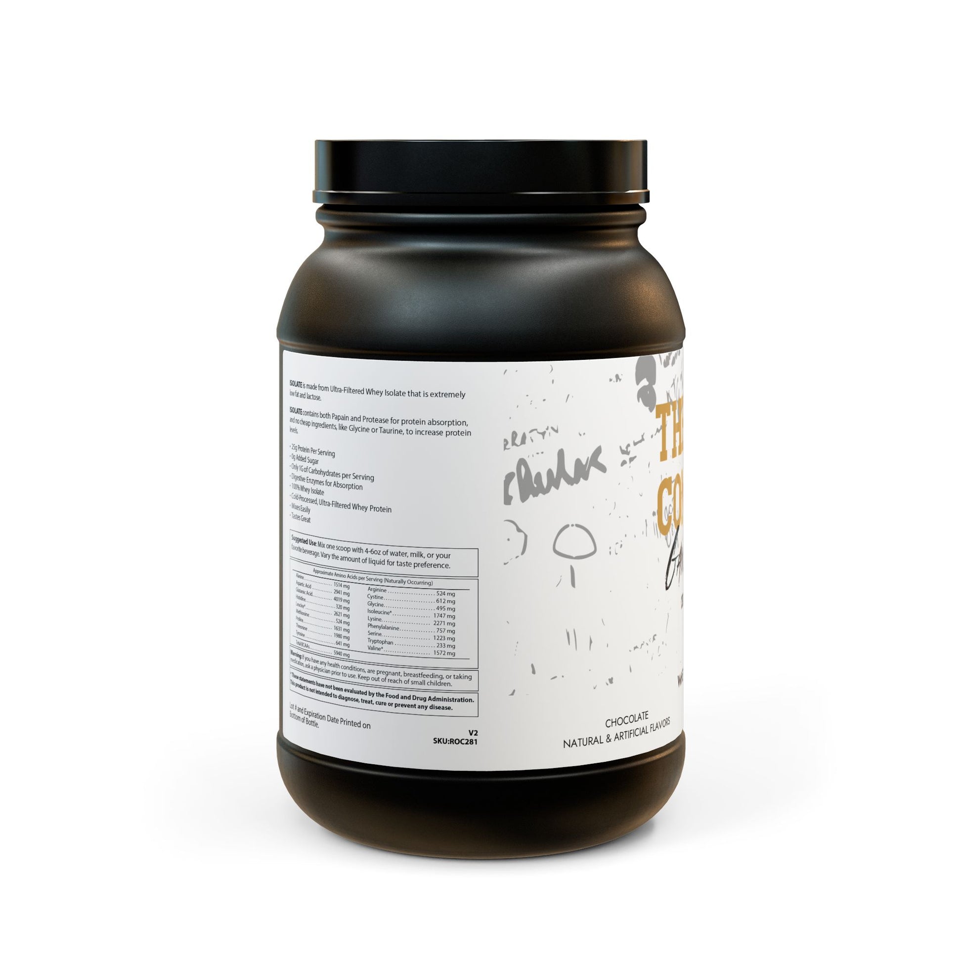 Gains of Wrath | Whey Isolate Protein Supplement (31+ Servings)
